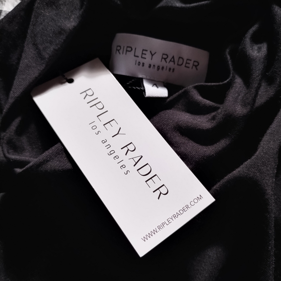 NWT RIPLEY RADER Black Soft Turtleneck Top 4 S - Picture 4 of 5
